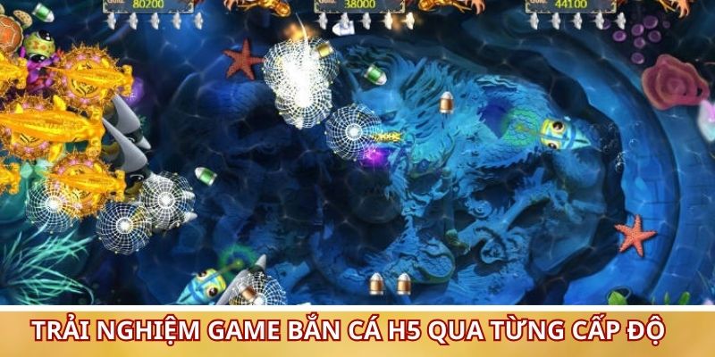 Trải nghiệm game bắn cá H5 qua từng cấp độ